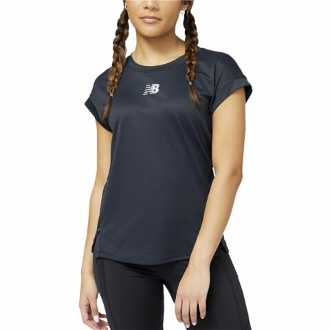 Γυναικεία Μπλούζα με Κοντό Μανίκι New Balance Impact AT N-Vent Μαύρο
