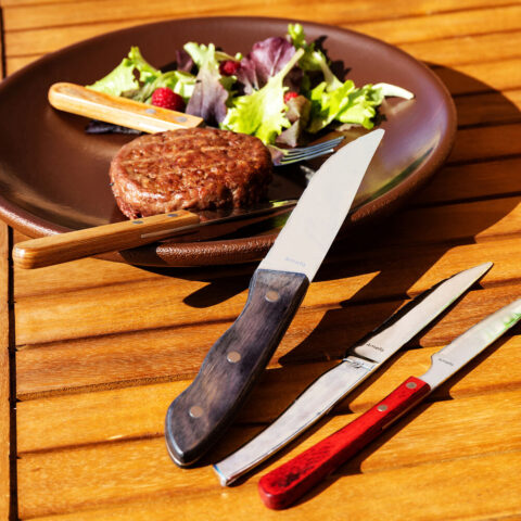Μαχαίρι για Μπριζόλες Amefa Hercule Μέταλλο Ξύλο (25 cm) (Pack 6x)