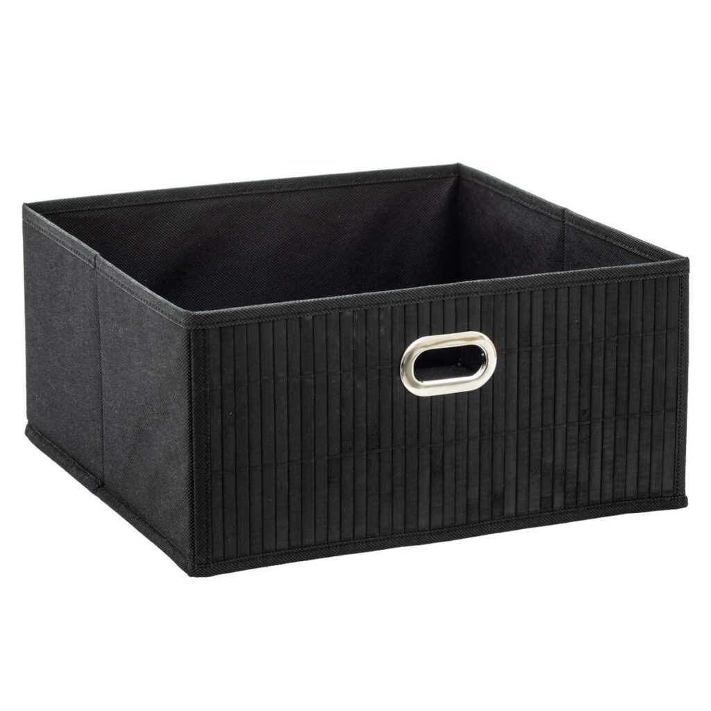 Κουτί Πολλαπλών Χρήσεων 5five 31 x 31 x 13.5 cm Μαύρο Διακοσμητική κανάτα