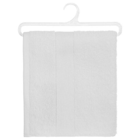Πετσέτα μπάνιου Atmosphera βαμβάκι Λευκό 450 g/m² (50 x 90 cm)