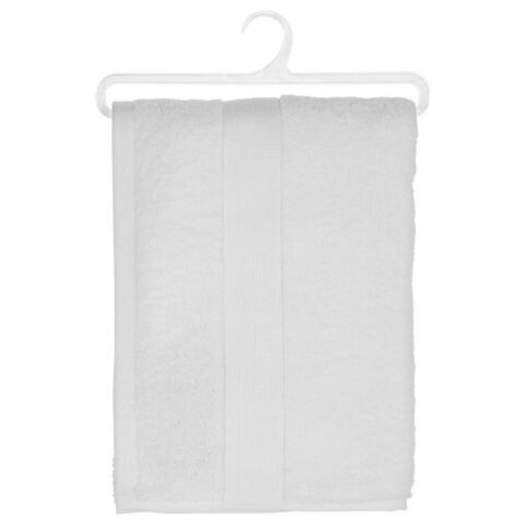 Πετσέτα μπάνιου Atmosphera βαμβάκι Λευκό 450 g/m² (70 x 130 cm)