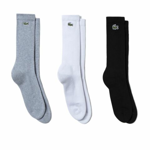 Κάλτσες Lacoste Sport 3 Μονάδες Σκούρο γκρίζο