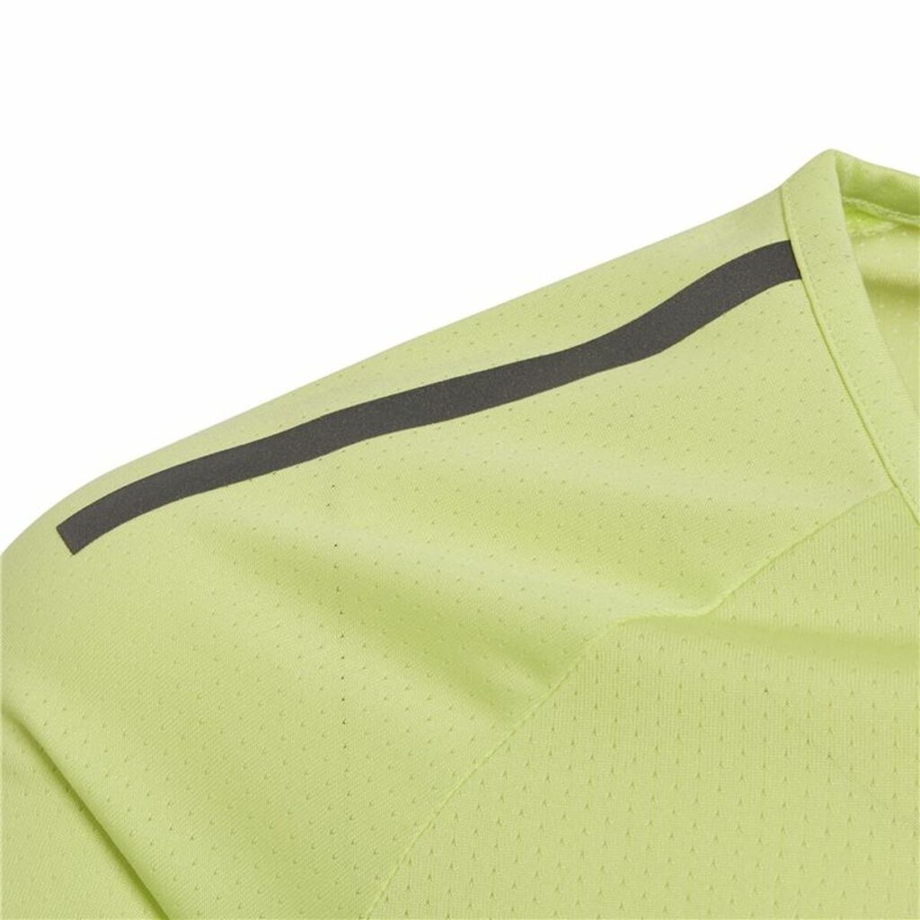 Παιδικό Μπλούζα με Κοντό Μανίκι Adidas Training Cool tee Πράσινο λιμόνι