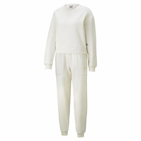 Γυναικεία Αθλητική Φόρμα Puma Loungewear Λευκό
