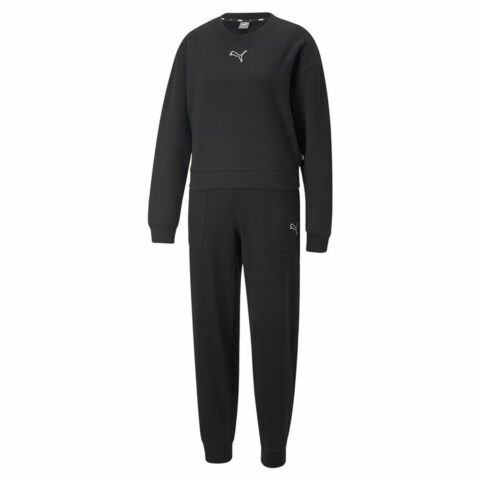 Γυναικεία Αθλητική Φόρμα Puma Loungewear Μαύρο