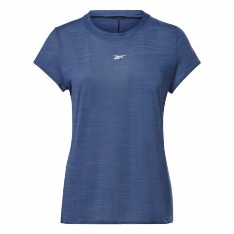 Γυναικεία Μπλούζα με Κοντό Μανίκι Reebok Workout Ready Σκούρο μπλε