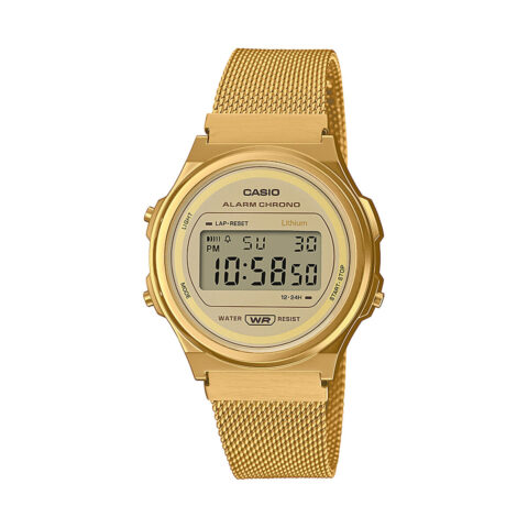 Unisex Ρολόγια Casio A171WEG-9AEF Χρυσό Vintage Πολλών χρήσεων