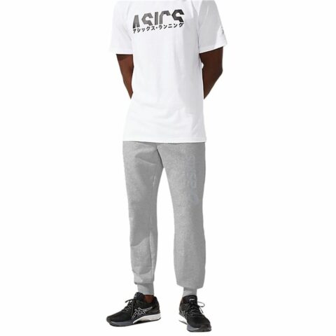 Μακρύ Αθλητικό Παντελόνι  Asics Big Logo Γκρι Άντρες