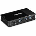 Διακόπτης Trendnet TK-U404 USB Μαύρο