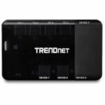 Διακόπτης Trendnet TK-U404 USB Μαύρο