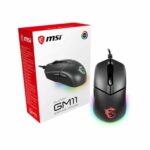Ποντίκι για Gaming MSI Clutch GM11 Μαύρο Φώτα Ενσύρματο