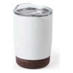 Ποτήρι με Kαπάκι Top Can Cap 146298 φελλός Λευκό (380 ml) (30 Μονάδες)
