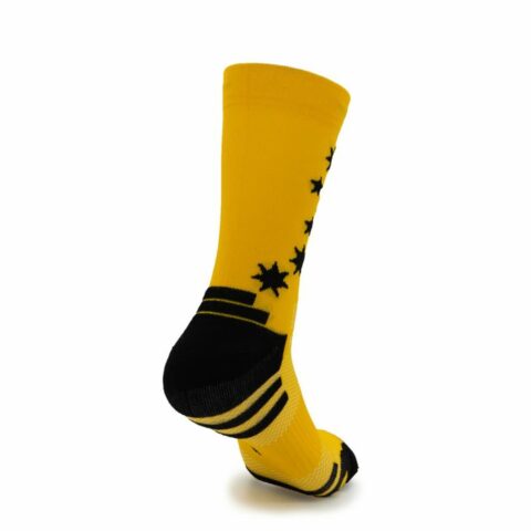 Αθλητικές Κάλτσες Kamuabu Stars Κίτρινο Για άνδρες και γυναίκες