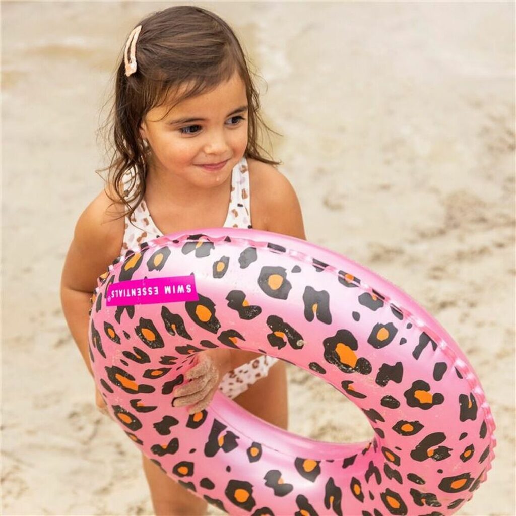 Φουσκωτή Σανίδα Swim Essentials Leopard Ανοιχτό Ροζ