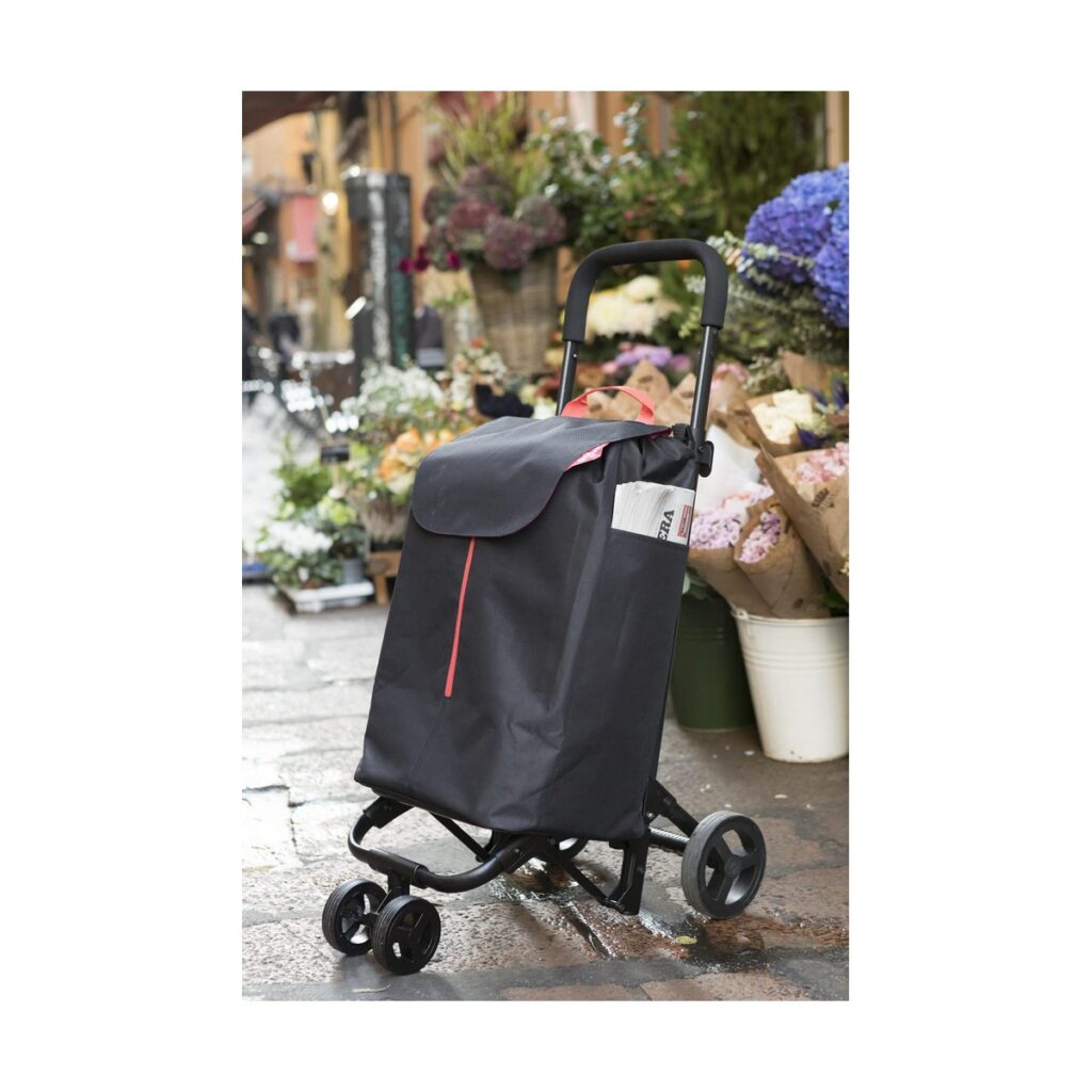 Καροτσάκι Αγορών Gimi Twin Urban Μαύρο 50 L (39 x 52 x 95 cm)
