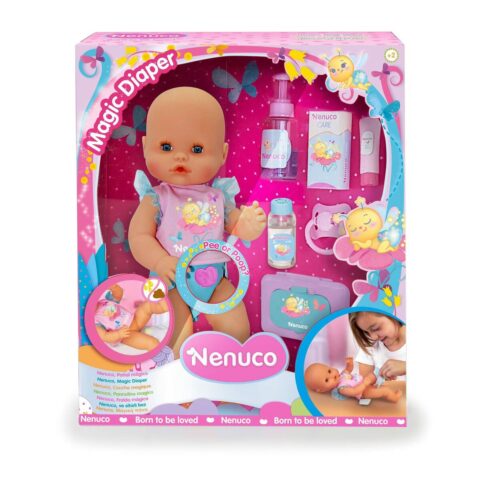 Κούκλα Mωρó Nenuco Magic Diaper 35 cm
