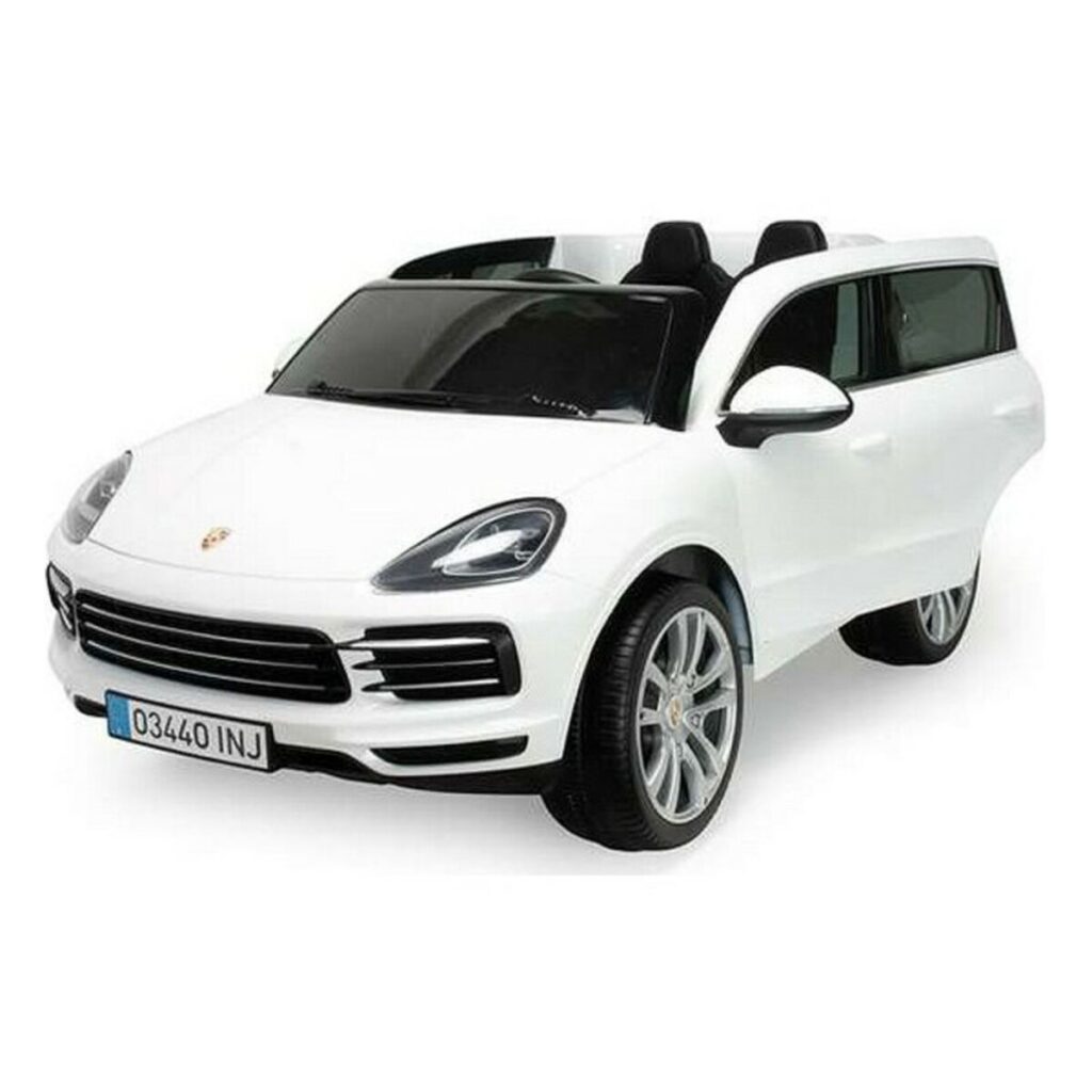Ηλεκτρικό Αυτοκίνητο για Παιδιά Injusa Porsche Cayenne 12V Λευκό (134 x 81