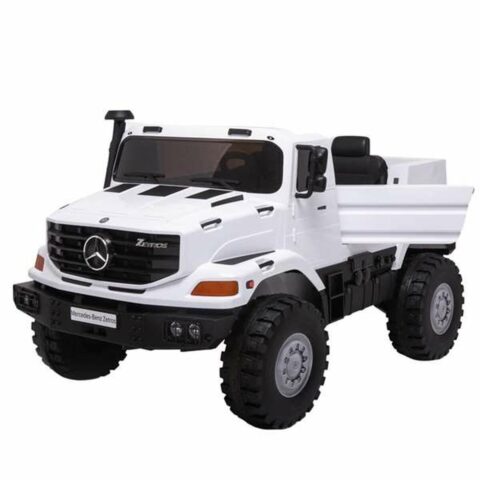 Ηλεκτρικό Αυτοκίνητο για Παιδιά Injusa Mercedes Benz Truck Λευκό Φώτα Με ήχο Ραδιοέλεγχος 12 V