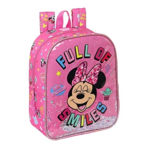 Σχολική Τσάντα Minnie Mouse Lucky Ροζ
