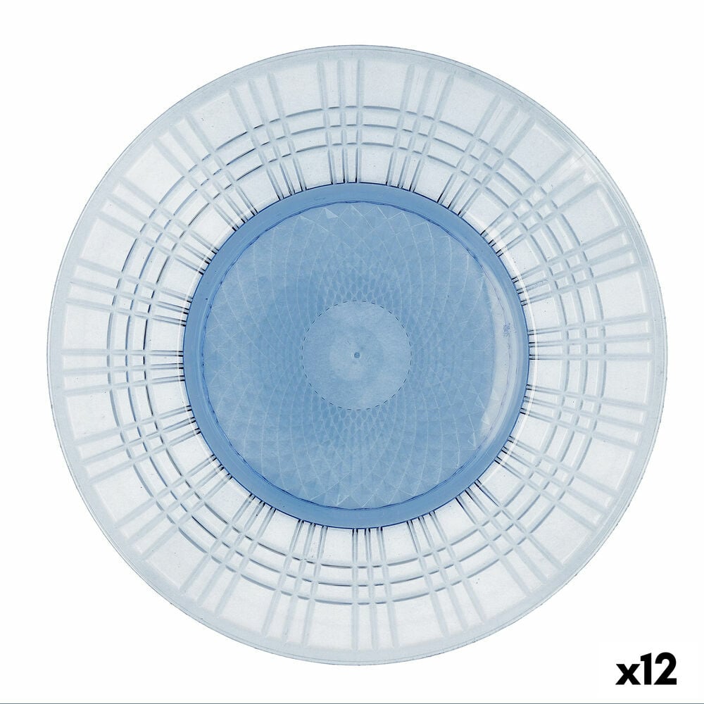 Flatplater Quid Viba Μπλε Πλαστική ύλη (26 cm) (Pack 12x)