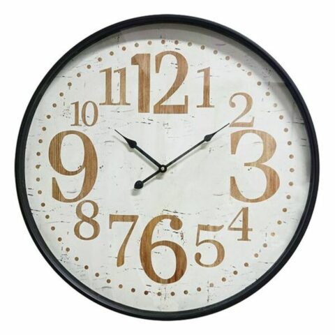 Ρολόι Τοίχου Versa Ξύλο MDF/Μέταλλο (6 x 60 x 60 cm)