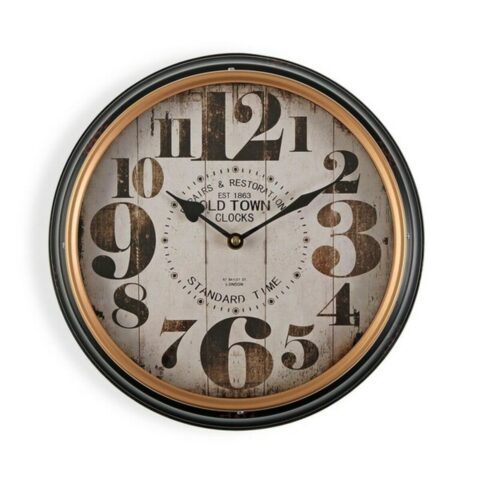 Ρολόι Τοίχου Versa VS-18190869 Μέταλλο Casual 31 x 31 cm (Ø 31 cm)