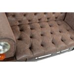 Καναπές DKD Home Decor Αυτοκίνητο Μέταλλο Καφέ Πολυουρεθάνιο (160 x 62 x 75 cm)