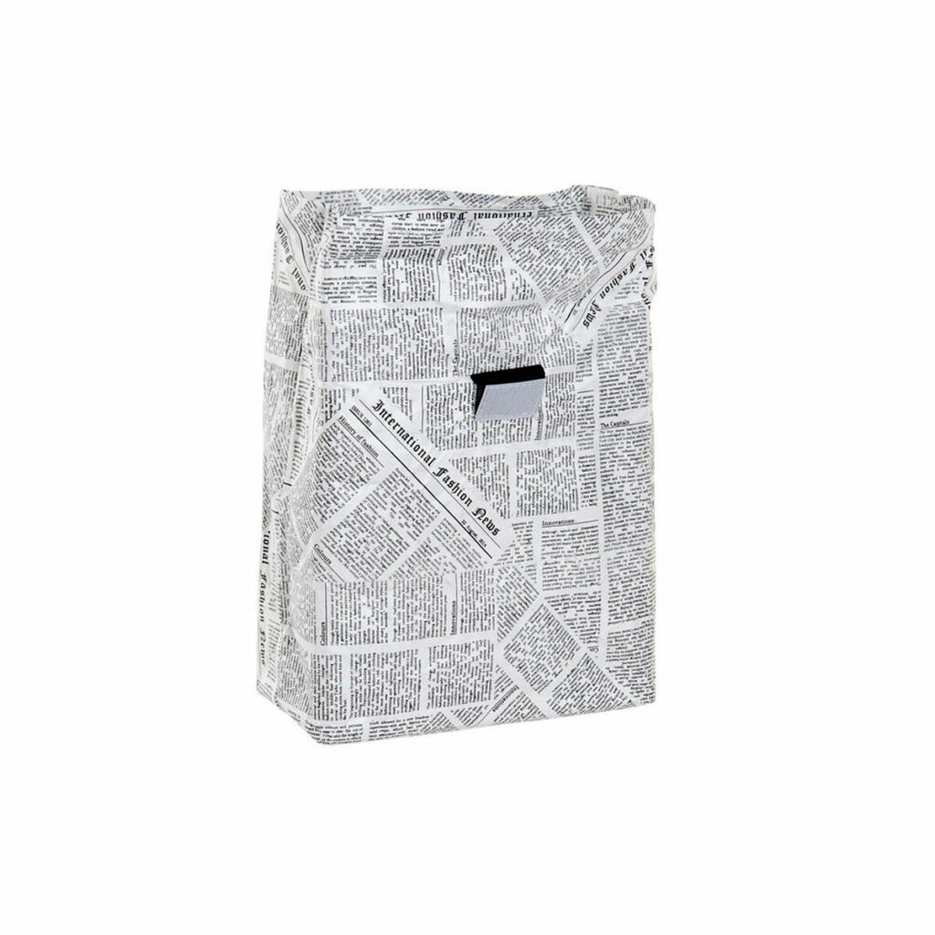 Τσάντα Γεύματος DKD Home Decor Θερμική Λευκό Μαύρο (20 x 10 x 28 cm)
