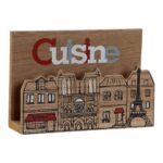 Θήκη για Χαρτοπετσέτες DKD Home Decor Cusine Πολύχρωμο Ξύλο Ξύλο MDF 16 x 11 x 5 cm
