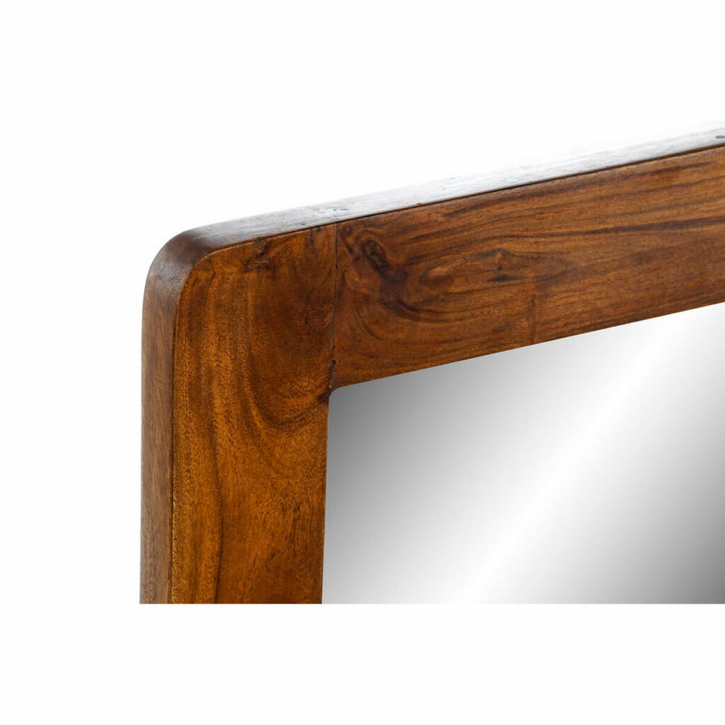 Καθρέφτης DKD Home Decor MB-178512 Κρυστάλλινο Φυσικό Καφέ Αποικιακό ξύλο ακακίας 80 x 3 x 100 cm