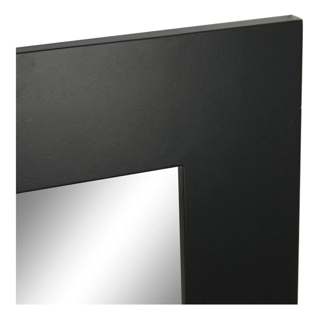 Τοίχο καθρέφτη DKD Home Decor Μαύρο Ξύλο MDF (60 x 2.5 x 86 cm)