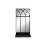 Καθρέφτης με Υποστήριξη DKD Home Decor Μαύρο Μέταλλο (40 x 12 x 80 cm)