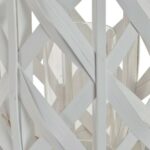 Κηροπήγιο DKD Home Decor Λευκό Μέταλλο Διακοσμητική κανάτα (25 x 25 x 56 cm)