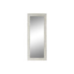 Τοίχο καθρέφτη DKD Home Decor Λευκό Ξύλο από Μάνγκο Ξύλο MDF Μαρινάτος (76 x 4 x 190 cm)