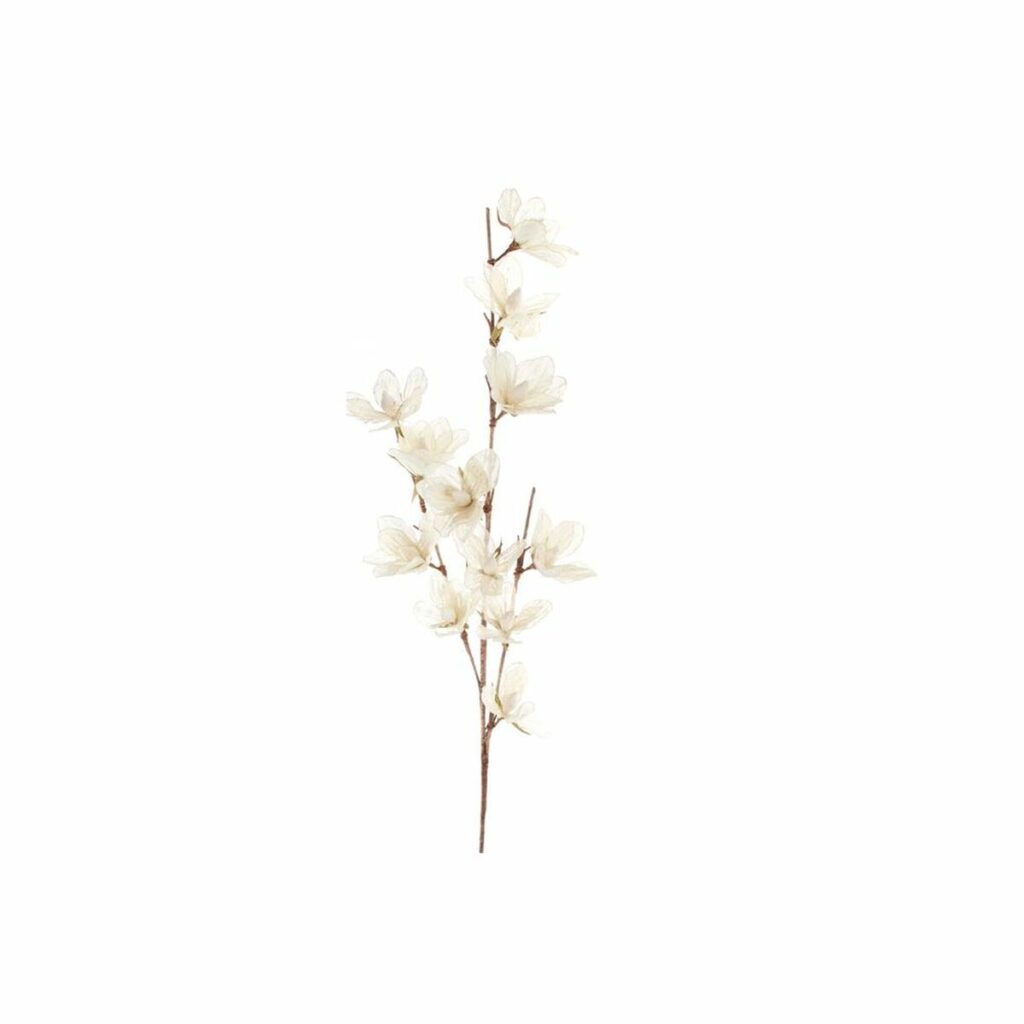 Διακοσμητικό Λουλούδι DKD Home Decor Λευκό πολυεστέρας (40 x 10 x 135 cm)