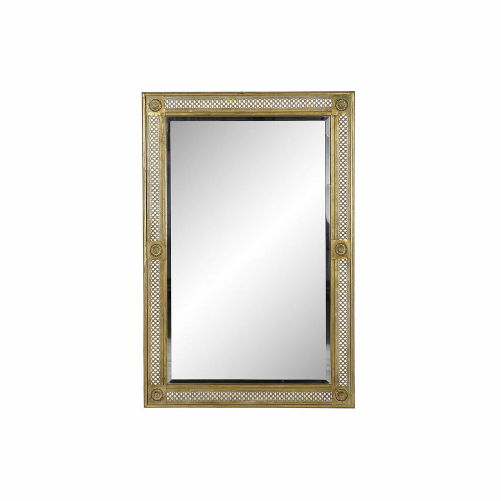 Τοίχο καθρέφτη DKD Home Decor Μέταλλο Χάλκινο Ανοιχτό (61 x 2 x 91 cm)