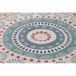 Χαλί DKD Home Decor Καφέ Πολύχρωμο (150 x 150 x 0