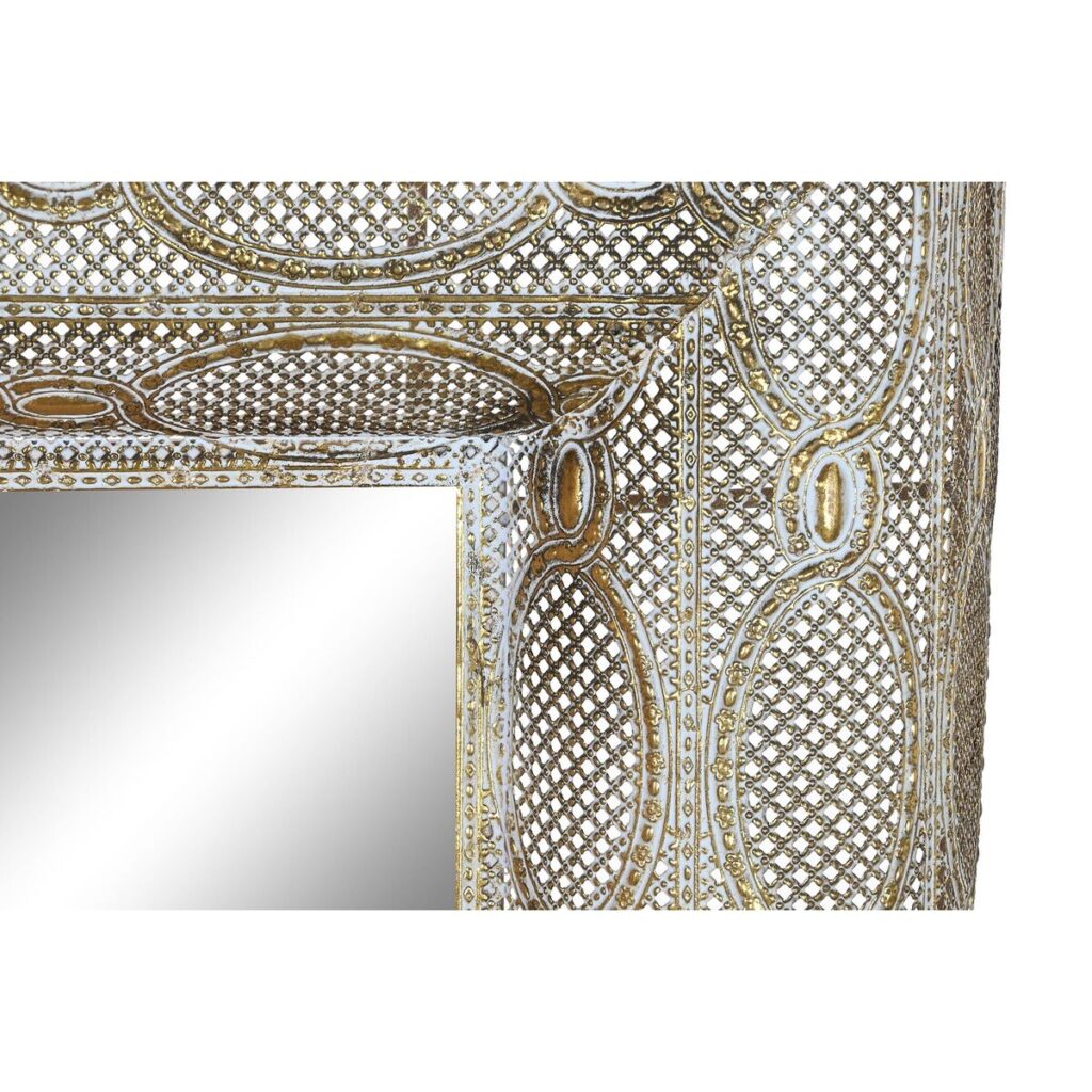 Τοίχο καθρέφτη DKD Home Decor Χρυσό Μέταλλο Κρυστάλλινο Άραβας 81 x 7 x 125 cm