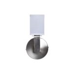 Φωτιστικό Τοίχου DKD Home Decor Ασημί Μέταλλο πολυεστέρας Λευκό 220 V 40 W (12 x 10 x 22 cm)