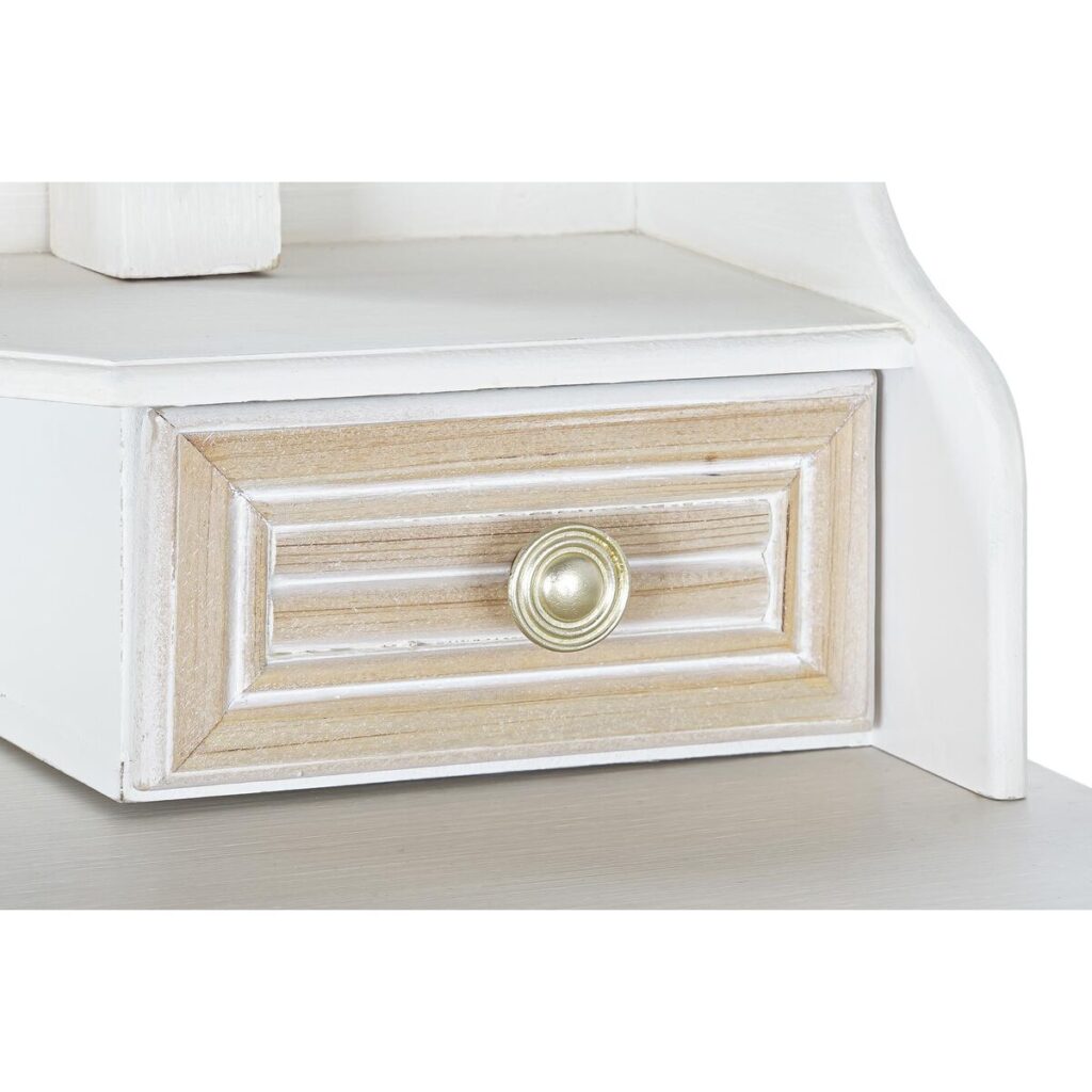 Ντουλάπα DKD Home Decor Καθρέφτης Φυσικό Λευκό ABS Ξύλο MDF (75 x 40 x 142 cm)