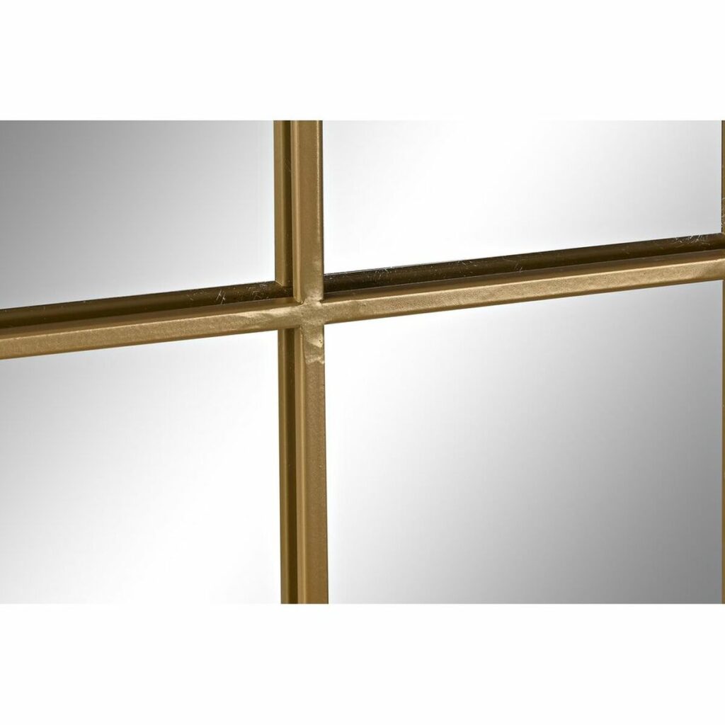 Τοίχο καθρέφτη DKD Home Decor Χρυσό Κρυστάλλινο Σίδερο 90 x 3 x 90 cm