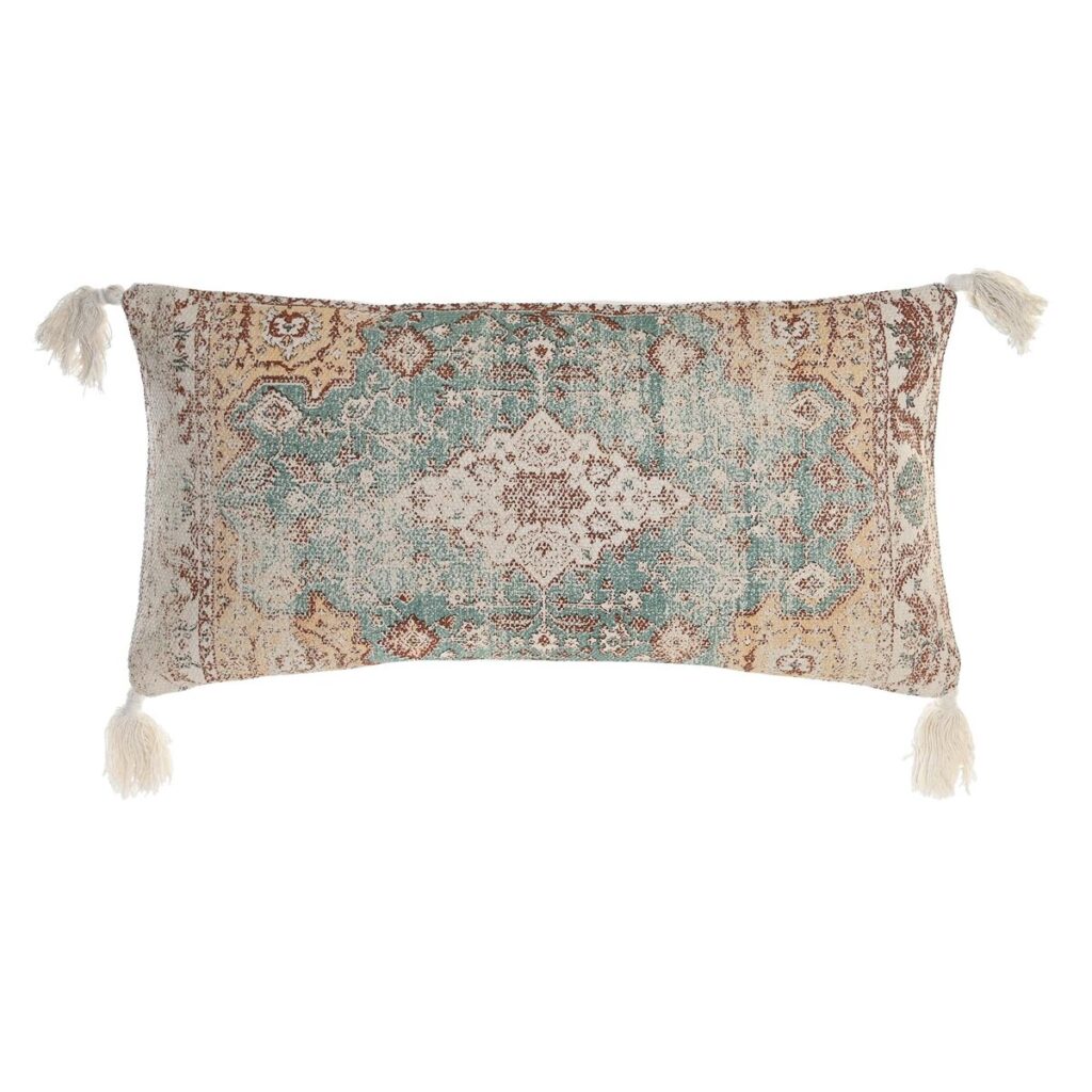 Μαξιλάρι DKD Home Decor 60 x 10 x 30 cm Μπεζ Μπλε Άραβας Κρόσσια