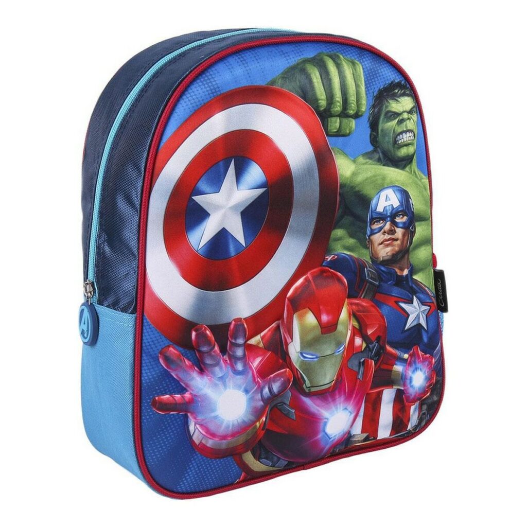 Σχολική Τσάντα 3D The Avengers Μπλε 25 x 31 x 10 cm