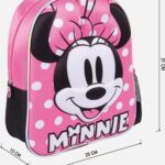 Σχολική Τσάντα 3D Minnie Mouse Ροζ (25 x 31 x 10 cm)