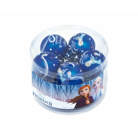 Χριστουγεννιάτικη μπάλα Frozen Memories x10 Μπλε Λευκό Πλαστική ύλη (Ø 6 cm)