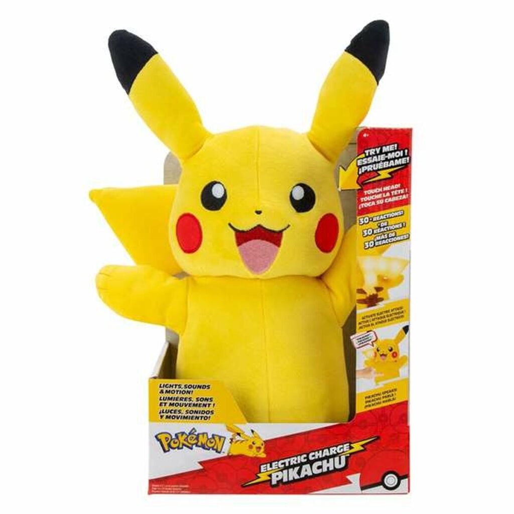 Αρκουδάκι Pokémon Electric Charge Pikachu Ηλεκτρονικό 32 cm