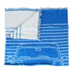 Παρεό Πετσέτα Cállate la Boca Mini Αυτοκίνητο Μπλε (90 x 170 cm)