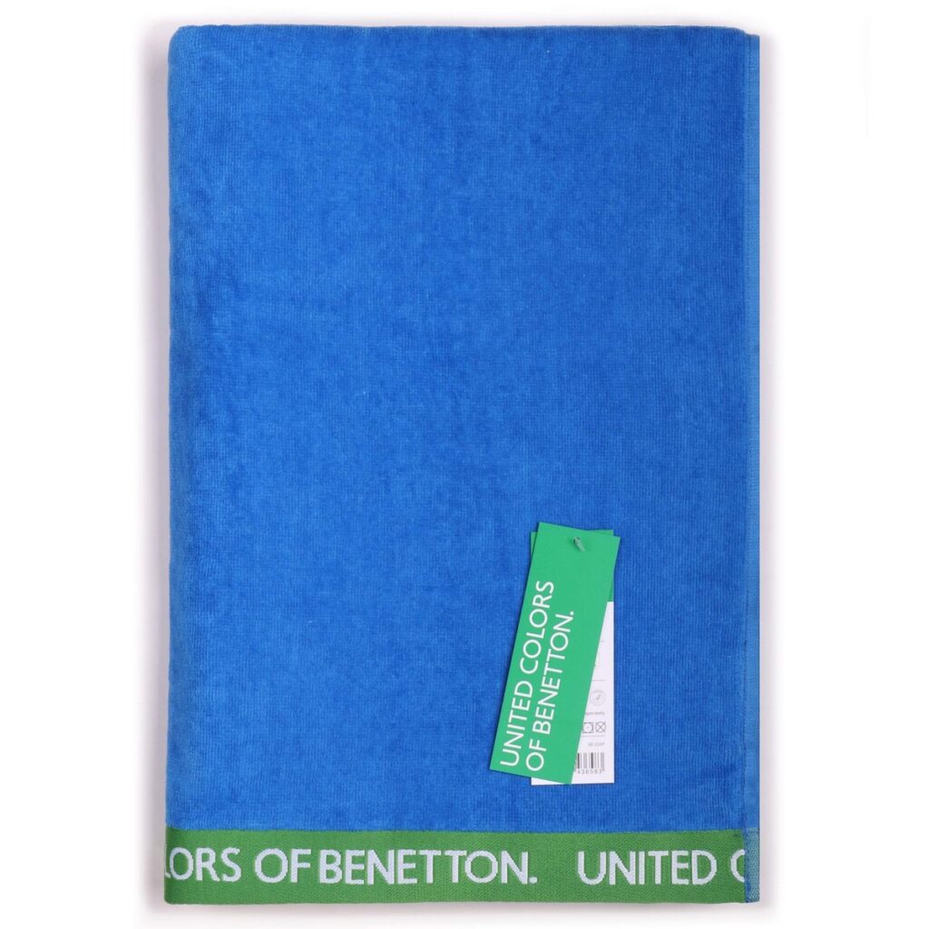 Πετσέτα θαλάσσης Benetton Rainbow Μπλε (160 x 90 cm)