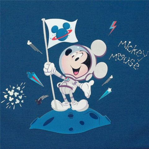 Σχολική Τσάντα με Σχοινιά Joumma Mickey On The Moon