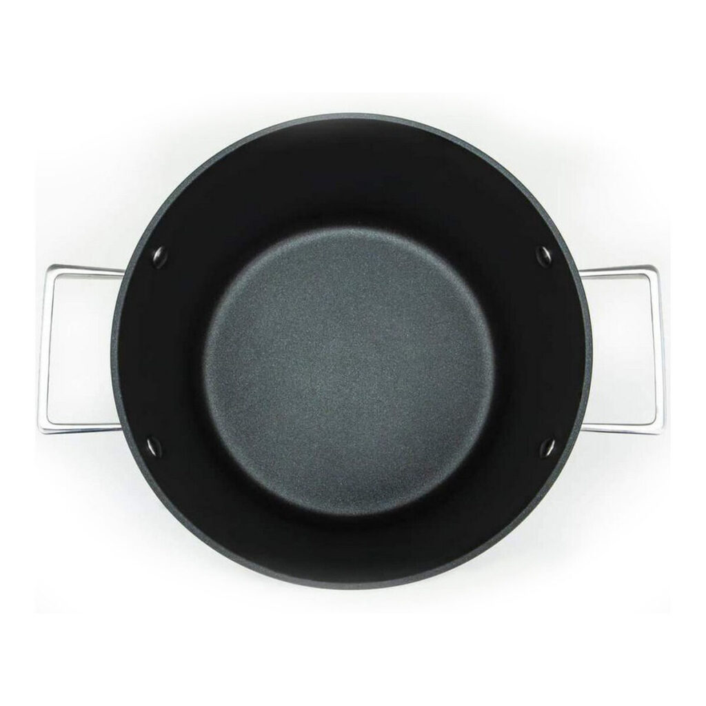 Κατσαρόλα με Καπάκι Amercook Μαύρο Ανοξείδωτο ατσάλι (Ø 20 cm)